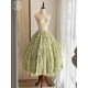 Miss Point Cat Rose Tea Multi-Tier Pleated Underskirt(Reservation/2 Colours/Full Payment Without Shipping)
